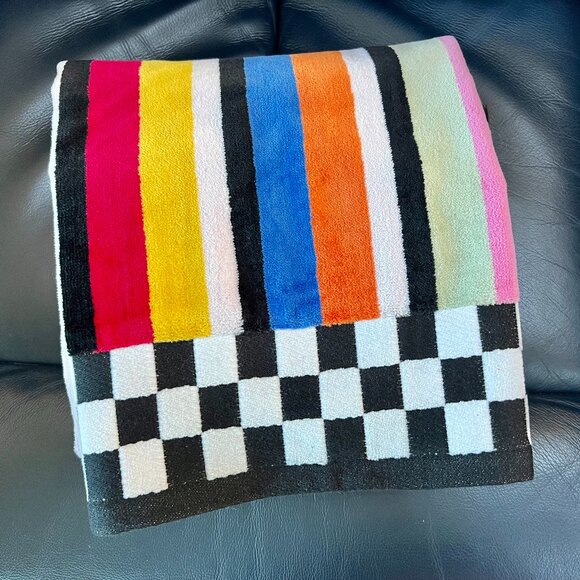 NWT.LARGE MacKenzie-Childs Avant Garden Towel